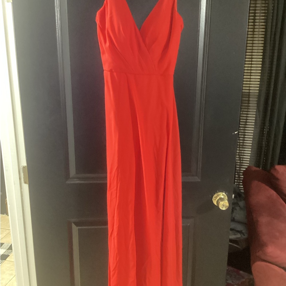 Red dress